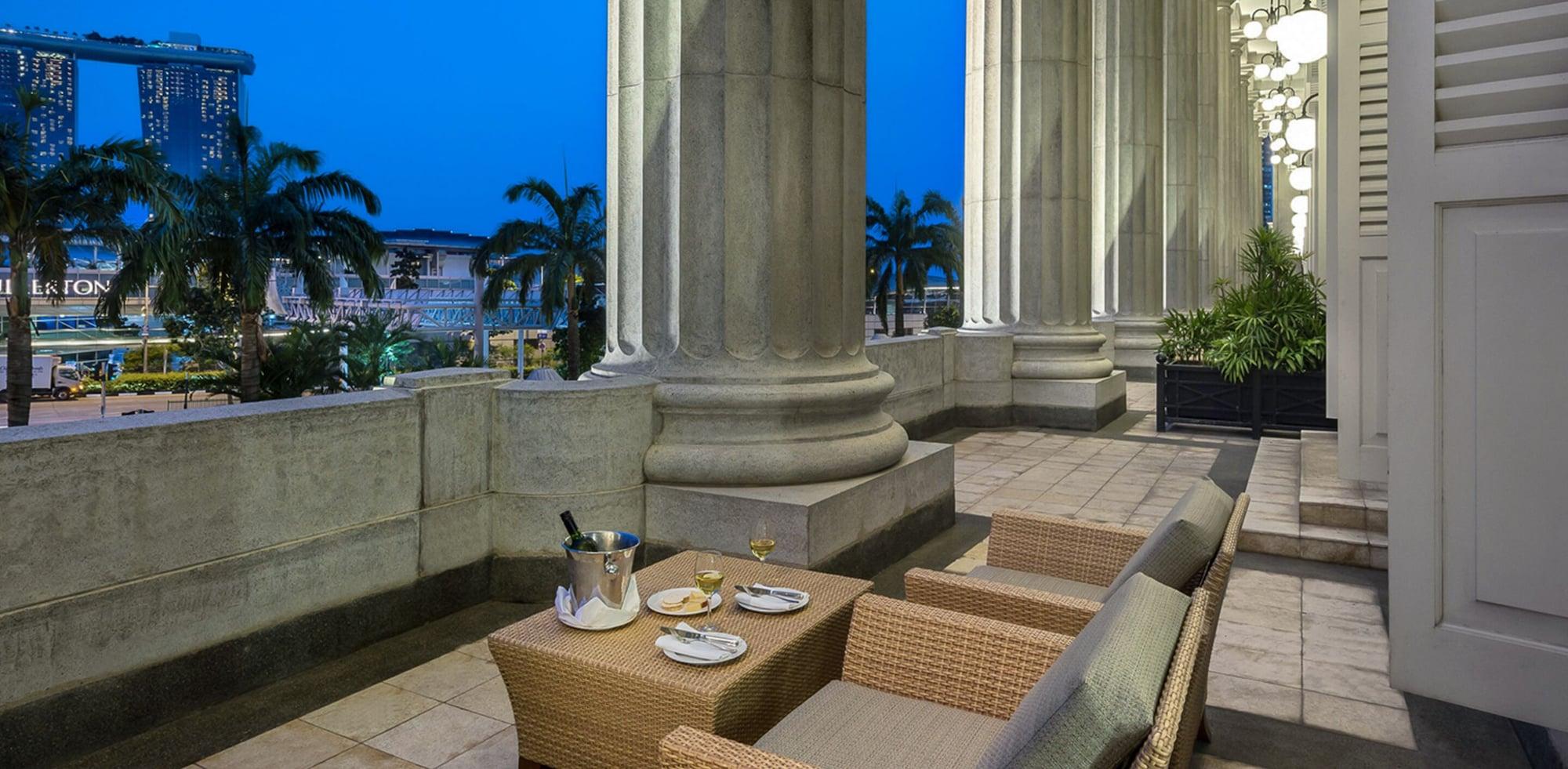 The Fullerton Hotel Σιγκαπούρη Εξωτερικό φωτογραφία The Terrace