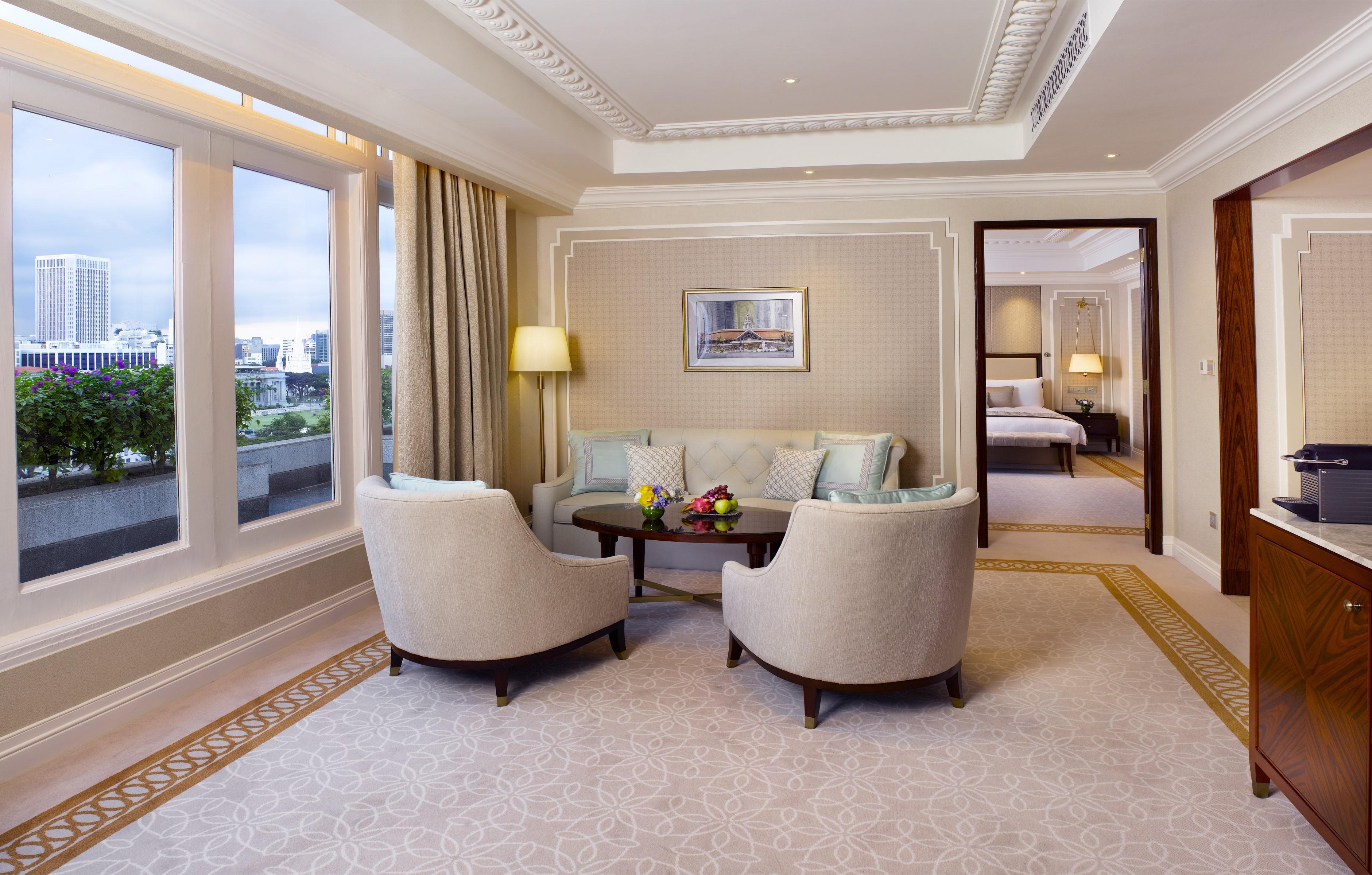 The Fullerton Hotel Σιγκαπούρη Εξωτερικό φωτογραφία A suite at the hotel