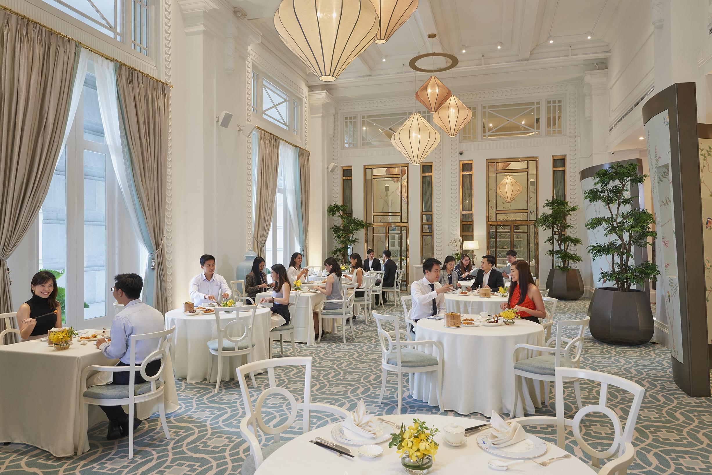 The Fullerton Hotel Σιγκαπούρη Εξωτερικό φωτογραφία The restaurant at Raffles