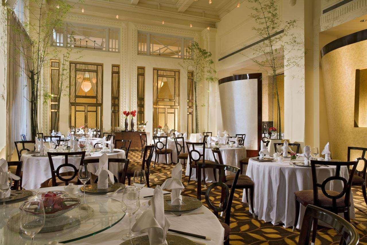 The Fullerton Hotel Σιγκαπούρη Εξωτερικό φωτογραφία The interior of the restaurant
